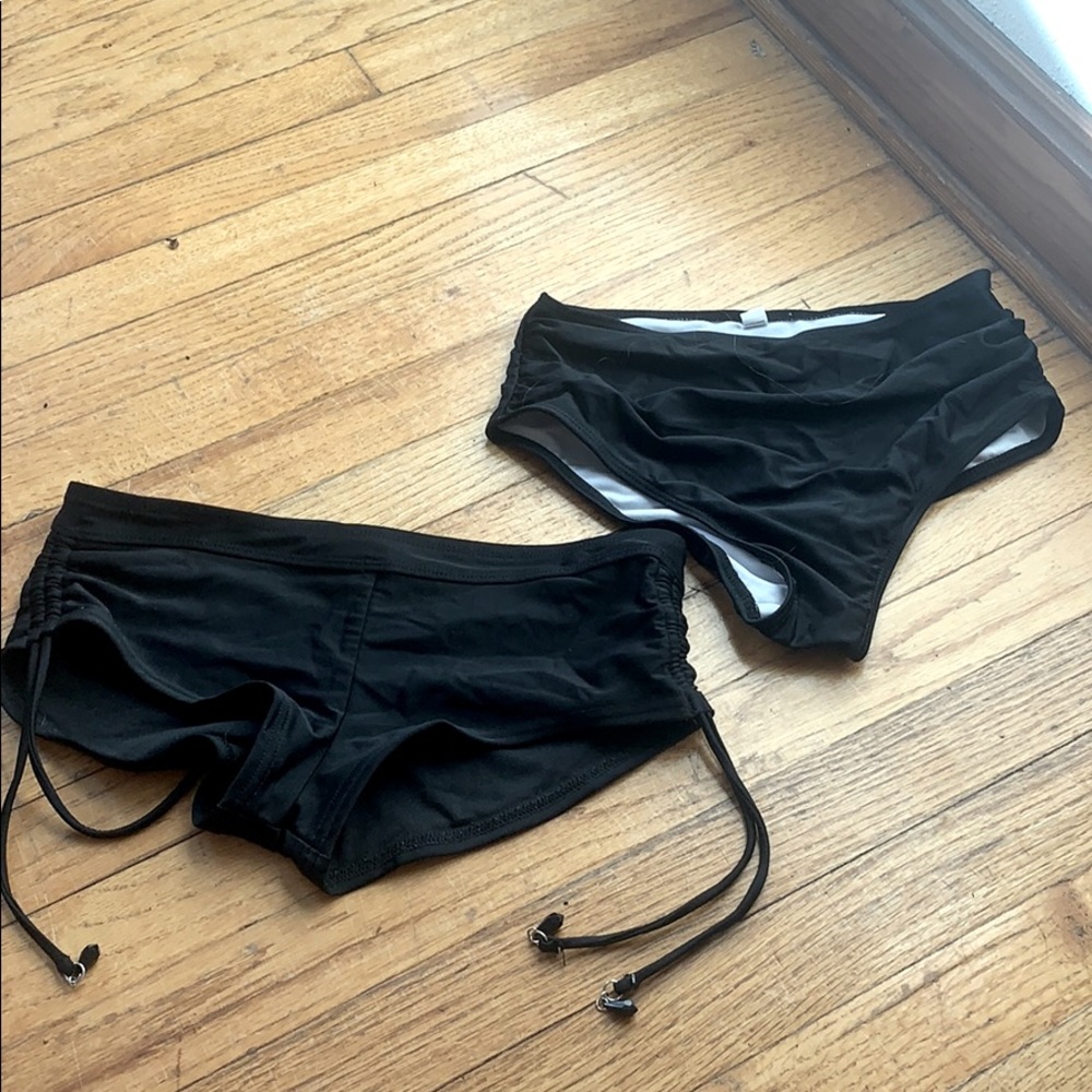 Black swim bottoms